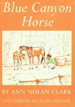 Dust-Jackets for 1. Blue Canyon Horse; 2. Secret of the Andes.