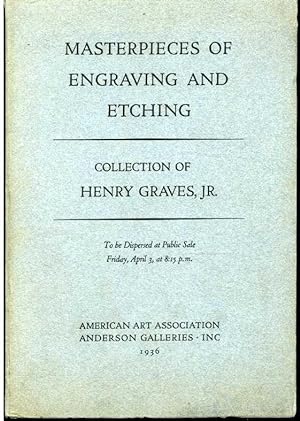 Masterpieces of Engraving and Etching: The Collection of Henry Graves, Jr.,