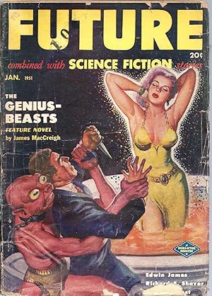 Bild des Verkufers fr Future Combined with Science Fiction Stories 1951 Vol. 1 # 5 January zum Verkauf von John McCormick