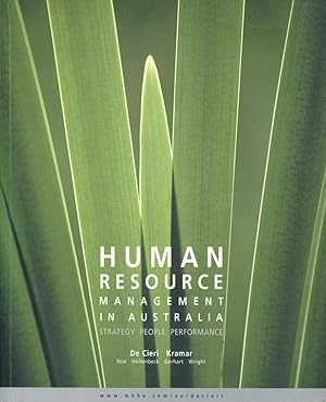 Image du vendeur pour Human resource management in Australia : strategy, people, performance. mis en vente par Lost and Found Books
