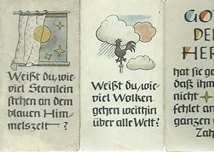 Imagen del vendedor de Weit du, wieviel Sternlein stehn. Vollstndiger Text. a la venta por Antiquariat Carl Wegner