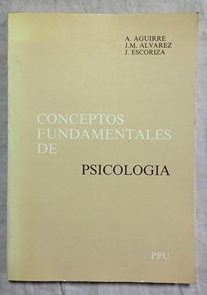 Image du vendeur pour CONCEPTOS FUNDAMENTALES DE PSICOLOGA mis en vente par Librera Sagasta