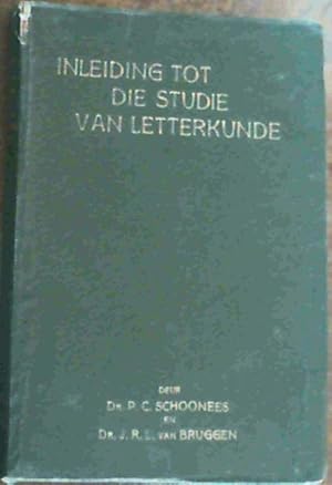 Image du vendeur pour Inleiding Tot Die Studie Van Letterkunde mis en vente par Chapter 1