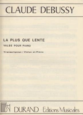 La Plus Que Lente - trans. Violin & Piano