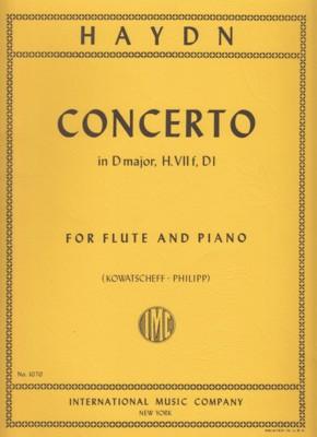 Flute Concerto in D, H:VIIf, D1 - Flute & Piano parts