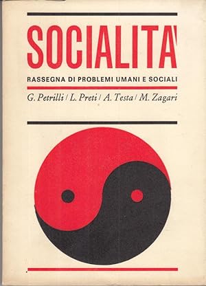 Imagen del vendedor de SOCIALIT QUADERNI-ANNUALI DI PROBLEMI UMANI E SOCIALI 1967 a la venta por Arca dei libri di Lorenzo Casi