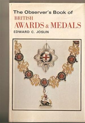 Image du vendeur pour The Observer's Book of British Awards and Medals; No. 55 mis en vente par Matilda Mary's Books