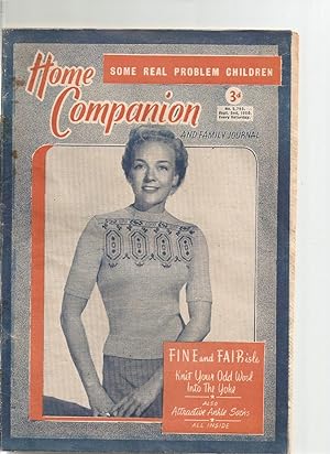 Home Companion and Family Journal Magazine, Dated September 2 1950