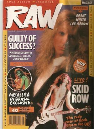 Raw Magazine No 33 (Heavy Metal Music)