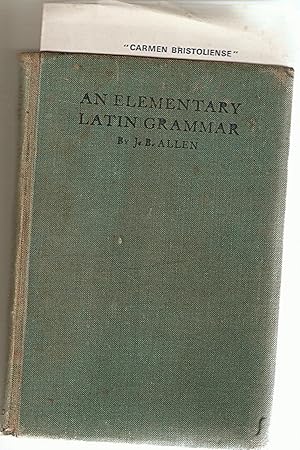 An Elementary Latin Grammar