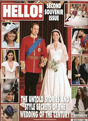 Hello! Magazine-.UK Edition. Royal Wedding Second Special Souvenir Issue;Prince William Weds Cath...