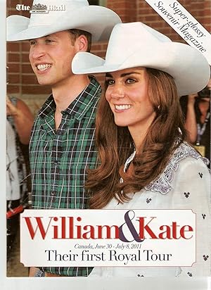 William and Kate : Canada June 30-July 8 2011 Their First Royal Tour; "Mail on Sunday" 30 Page Co...