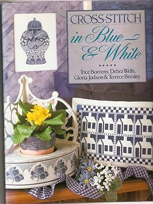 Cross-Stitch in Blue and White