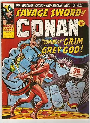 The Savage Sword of Conan. No 1,3-18 for wks/ending March 8 -July 5 1975. 17 Issues.