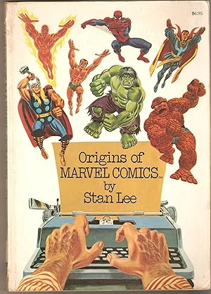 Origins of Marvel Comics. Also Included is Loose Leaf Insert Newspaper Cutting Obituary of Stan L...