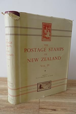 Bild des Verkufers fr The Postage Stamps of New Zealand Vol. IV zum Verkauf von Attic Books (ABAC, ILAB)
