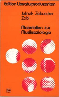 Seller image for Materialien zur Musiksoziologie. for sale by Antiquariat Weinek