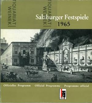 Salzburger Festspiele 1965. Offizielles Programm.