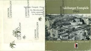 Salzburger Festspiele 1966. Offizielles Programm. - sowie "Die Mitwirkenden".