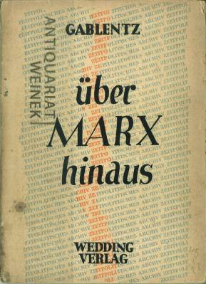 Über Marx hinaus.