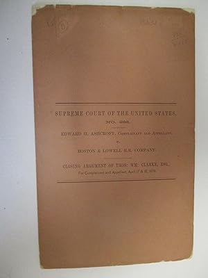 SUPREME COURT OF THE UNITED STATES, NO. 266. EDWARD H. ASHCROFT, COMPLAINANT AND APPELLANT, V. BO...