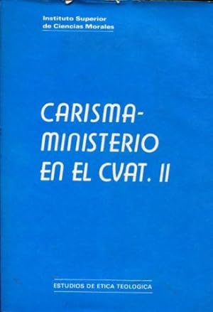 CARISMA-MINISTERIO EN EL CONCILIO VATICANO II.