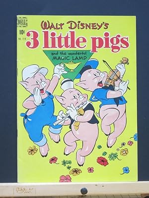 Walt Disney's 3 Little Pigs and the Wonderful Magic Lamp (Four Color #218)