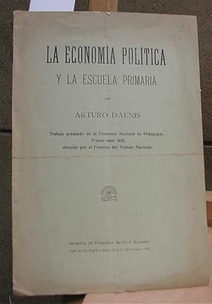 LA ECONOMIA POLITICA Y LA ESCUELA PRIMARIA