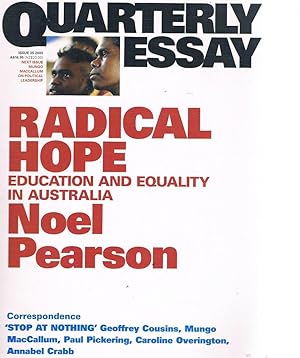Imagen del vendedor de Radical Hope: Quarterly Magazine. (Issue 35. 2009) a la venta por Marlowes Books and Music