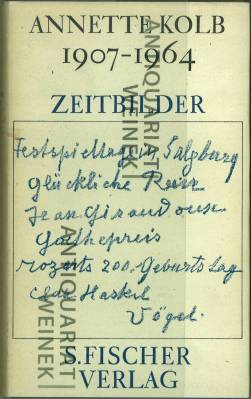 Bild des Verkufers fr 1907 - 1964. Zeitbilder. zum Verkauf von Antiquariat Weinek