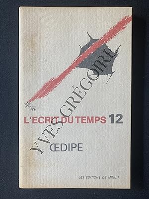 Imagen del vendedor de L'ECRIT DU TEMPS-N12-AUTOMNE 1986-OEDIPE a la venta por Yves Grgoire