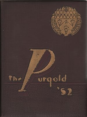 Seller image for The 1952 Purgold Yearbook Loras College, Dubuque, Iowa for sale by Jonathan Grobe Books