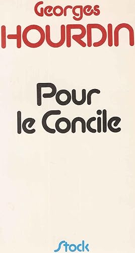 Seller image for Pour le Concile for sale by dansmongarage