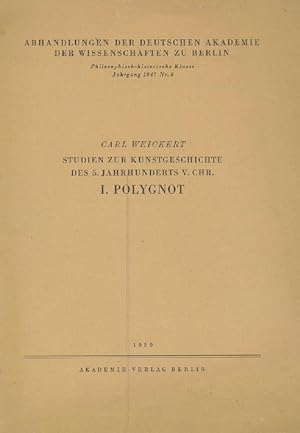 Studien zur Kunstgeschichte des 5. Jahrhunderts v. Chr. 2 Teile: 1. Polygnot. 2. Erga Perikleous ...