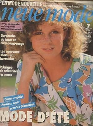 Bild des Verkufers fr REVUE MODE - N7 JUILLET 1985 - AVEC LA GRANDE RUBRIQUE DE TRAVAUX MANUELS / GARDEROBE DE BASE EN BLEU-BLANC-ROUGE / LES NOUVEAUX SHORTS ET BERMUDAS / RUBRIQUE DE SOLENNITES LES NOCES - MODE D'ETE - COUPES RAPIDES TRES FACILES : SUPER POUR LES DEBUTANTES. zum Verkauf von Le-Livre