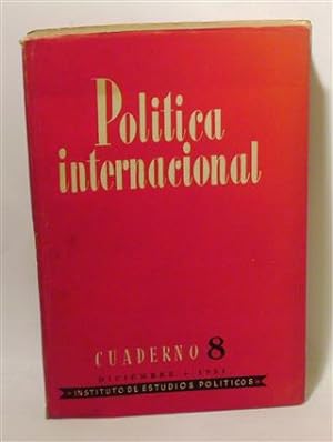 CUADERNOS DE POLÍTICA INTERNACIONAL - 8