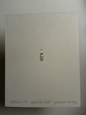 Imagen del vendedor de Mit Meeresblick" und eine Einfhrung von Joachim Kruse , Edition 14 Galerie Lth a la venta por Antiquariat Kelifer