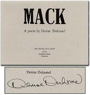 Bild des Verkufers fr Mack zum Verkauf von Between the Covers-Rare Books, Inc. ABAA