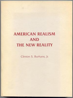 Immagine del venditore per American Realism and the New Reality venduto da Curious Book Shop