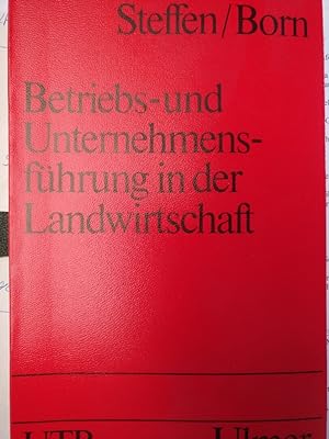 Seller image for Betriebs und Unternehmensfuehrung in der Landwirtschaft for sale by Martin Preu / Akademische Buchhandlung Woetzel