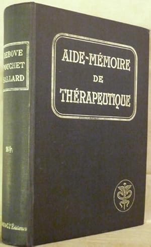 Seller image for AIDE-MEMOIRE DE THERAPEUTHIQUE. for sale by Apart