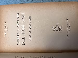 Immagine del venditore per Nascita e avvento del fascismo. L'Italia dal 1918 al 1922 venduto da Idiots Hill Book Company