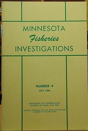 Minnesota Fisheries Investigations (Department of Conservation, Division of Game and Fish, Number...