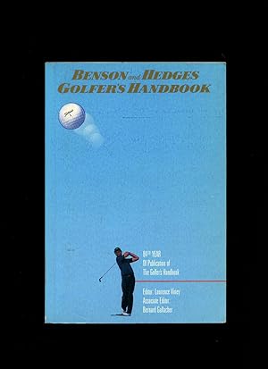 Imagen del vendedor de Benson and Hedges Golfers Handbook 1987: 84th Year of Publication a la venta por Little Stour Books PBFA Member