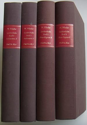 Lambert-Index (4 Bände KOMPLETT) - Bd. 1/ 2: Stellenindex zu Johnann Heinrich Lambert "Neues Orga...