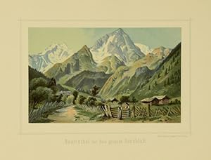 Seller image for Rauristhal mit dem grossen Sonnblick". for sale by Versandantiquariat Wolfgang Friebes