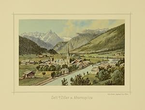 Seller image for Zell a. Ziller m. Ahornspitze". for sale by Versandantiquariat Wolfgang Friebes