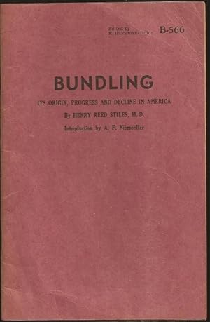 Bild des Verkufers fr Bundling: Its Origin, Progress and Decline in America zum Verkauf von The Book Collector, Inc. ABAA, ILAB