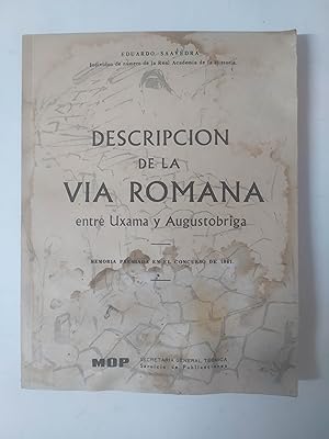 Descripción De La Via Romana Entre Uxana y Augustobriga