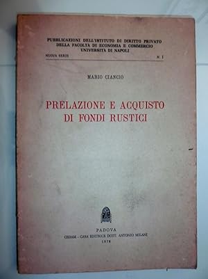 "Pubblicazioni dell'Istituto di Diritto Privato della Facoltà di Economia e Commercio dell'Univer...